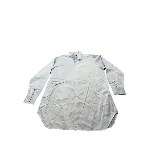 Roberto Stovelli Mens XL Light Blue Long Sleeve Button-Down Dress Shirt - Picture 1 of 7
